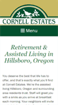 Mobile Screenshot of cornell-estates.com